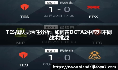 TES战队灵活性分析:如何在DOTA2中应对不同战术挑战